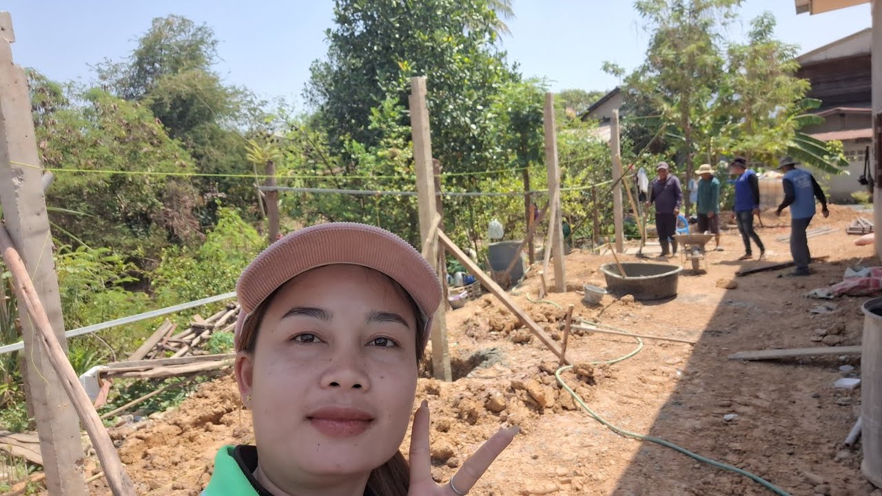 ช่างมาทำงานวันที่ 2 ต่อเติมครัว🏠✌️