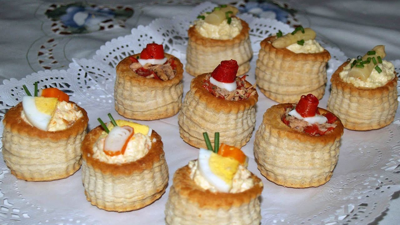 Volovanes rellenos fáciles y rápidos