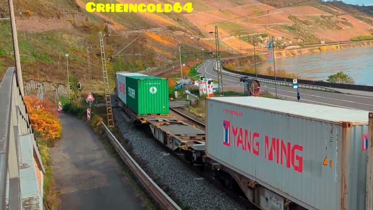 Langsam oder schnell,kurvig oder Gerade,ich fange sie euch ein die Rheintal Zug Parade...Los geht's 