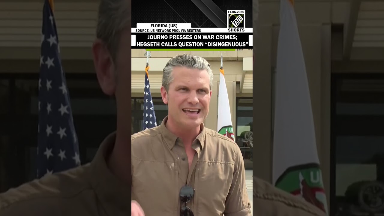 WATCH: Reporter presses on war crimes; US War Secy Hegseth calls question &ldquo;disingenuous&rdquo;