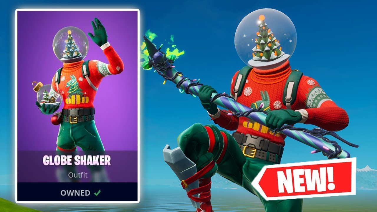 NEW GLOBE SHAKER Skin Gameplay in Fortnite!