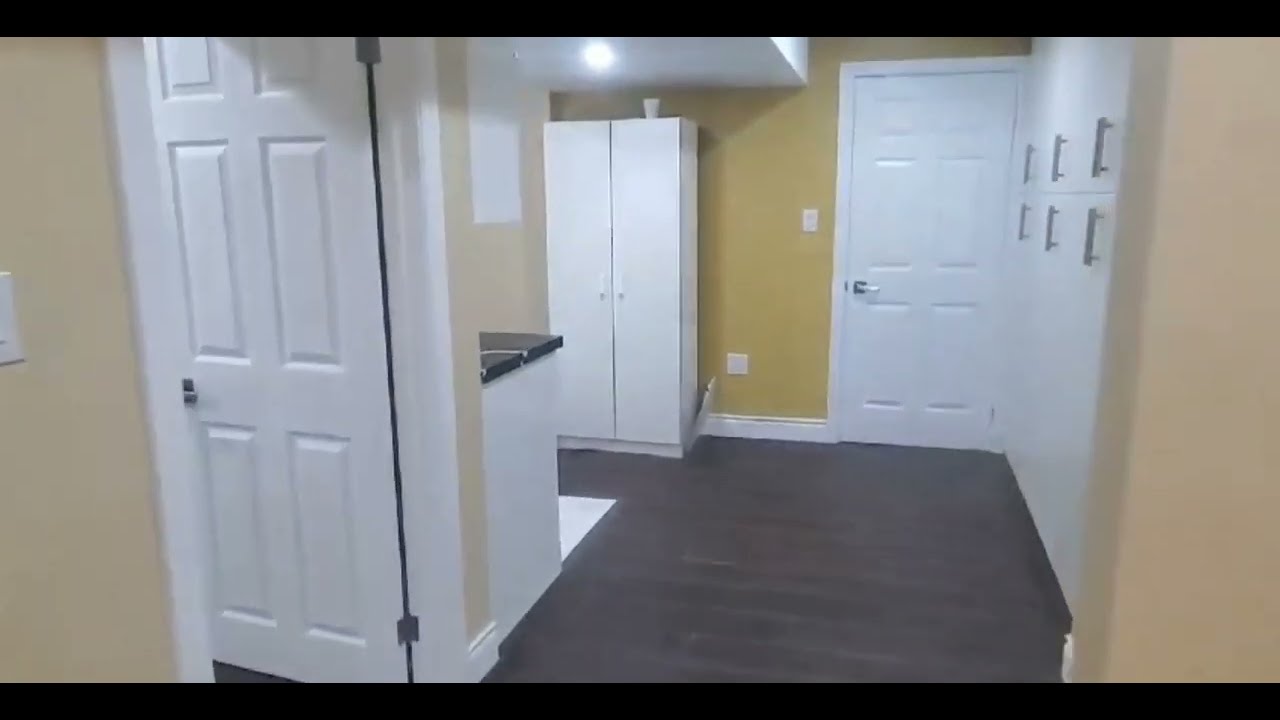 1 bedroom small basement unit.
