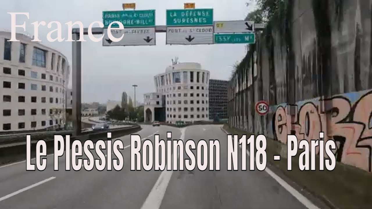 Le Plessis Robinson N118 - Paris - Driving- French region