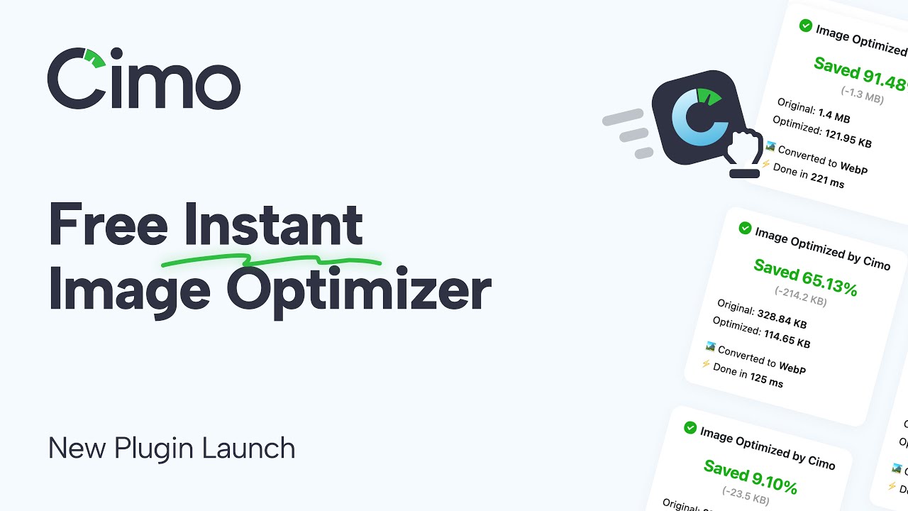 Cimo: Your WordPress Instant Image Optimizer