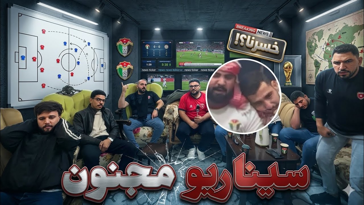 رياكشن وملخص مبارة الأردن والمغرب نهائي كاس العرب 