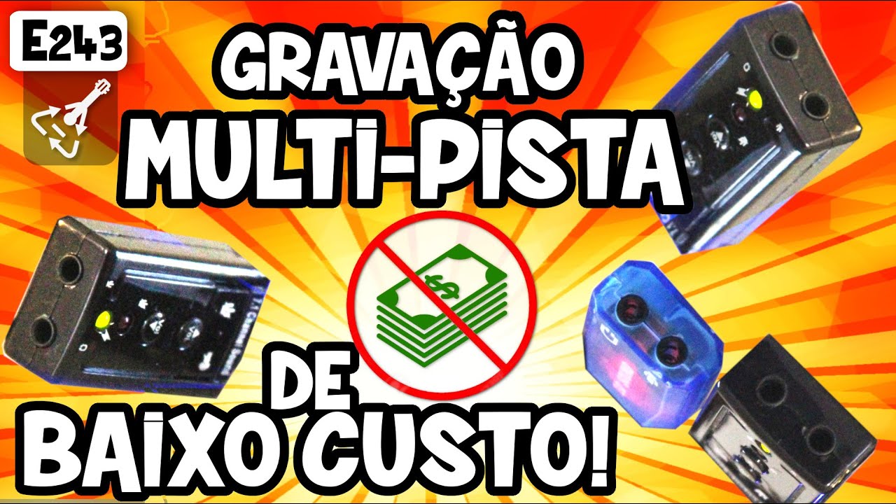 🔥 A forma mais barata de gravar v&aacute;rios instrumentos ao mesmo tempo!  (E243)