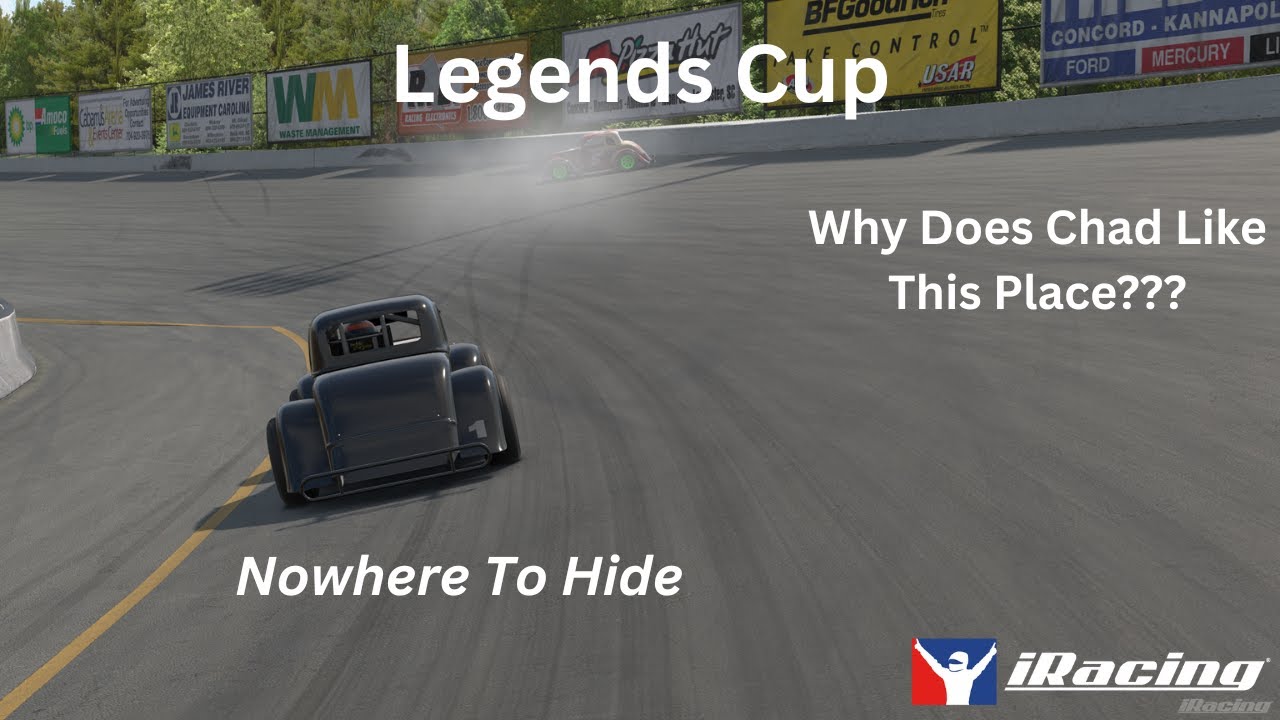 Кубок легенд iRacing в Конкорде