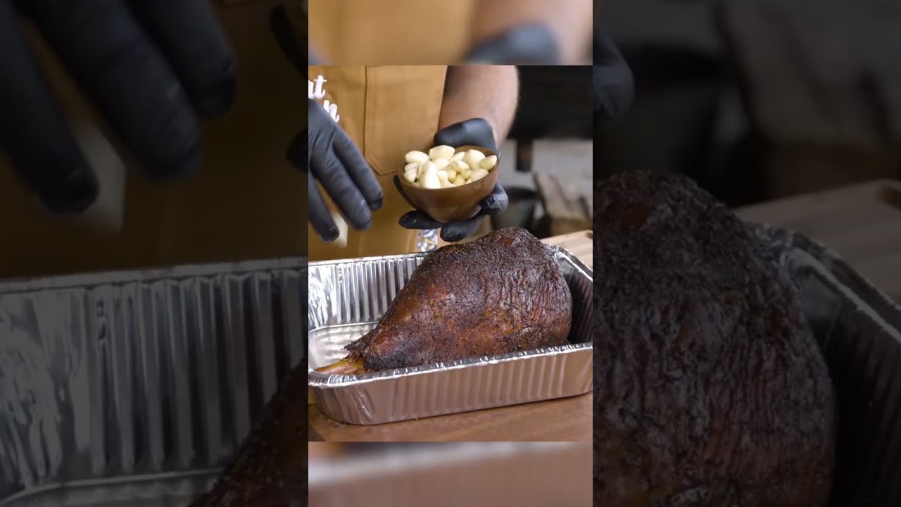 Smoked leg of lamb, a tasty recipe from @meatchurch