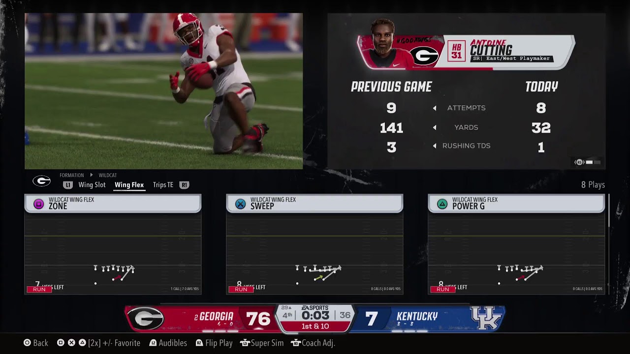 Ste yr 6 wk 9 Georgia vs Kentucky