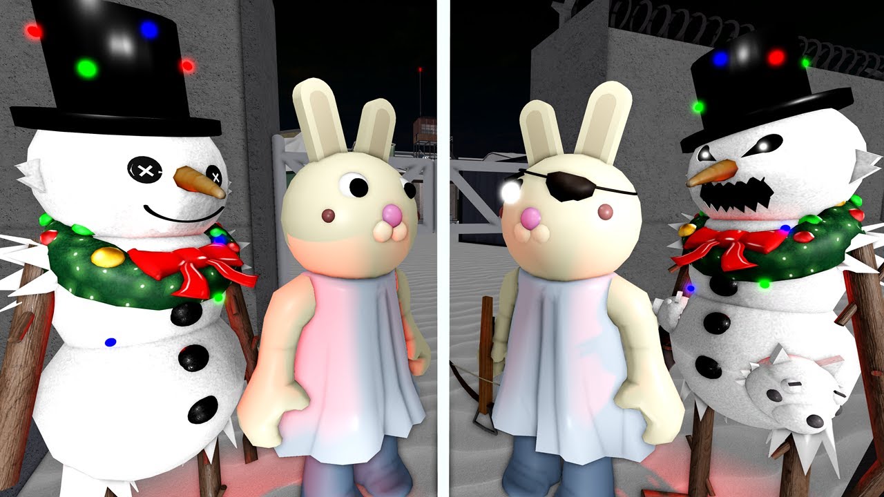 Roblox Piggy - Анимации истории происхождения Банни и мистера Блисса