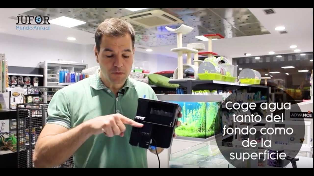 Filtro De Mochila Fenomenal Para Acuario Marino Y De Agua Dulce