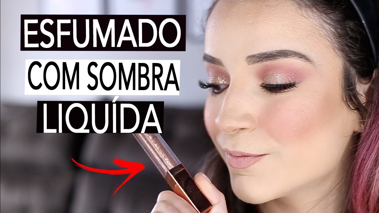 ESFUMADO COM SOMBRA LIQUIDA! SÓ USEI PRODUTOS MARI SAAD!