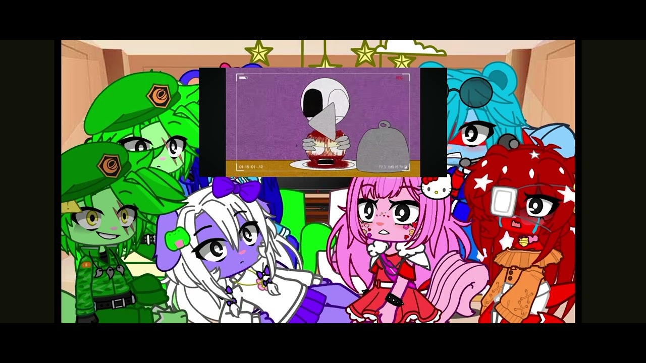 Реакция персонажей Happy tree friends на Самый добрый мультик .