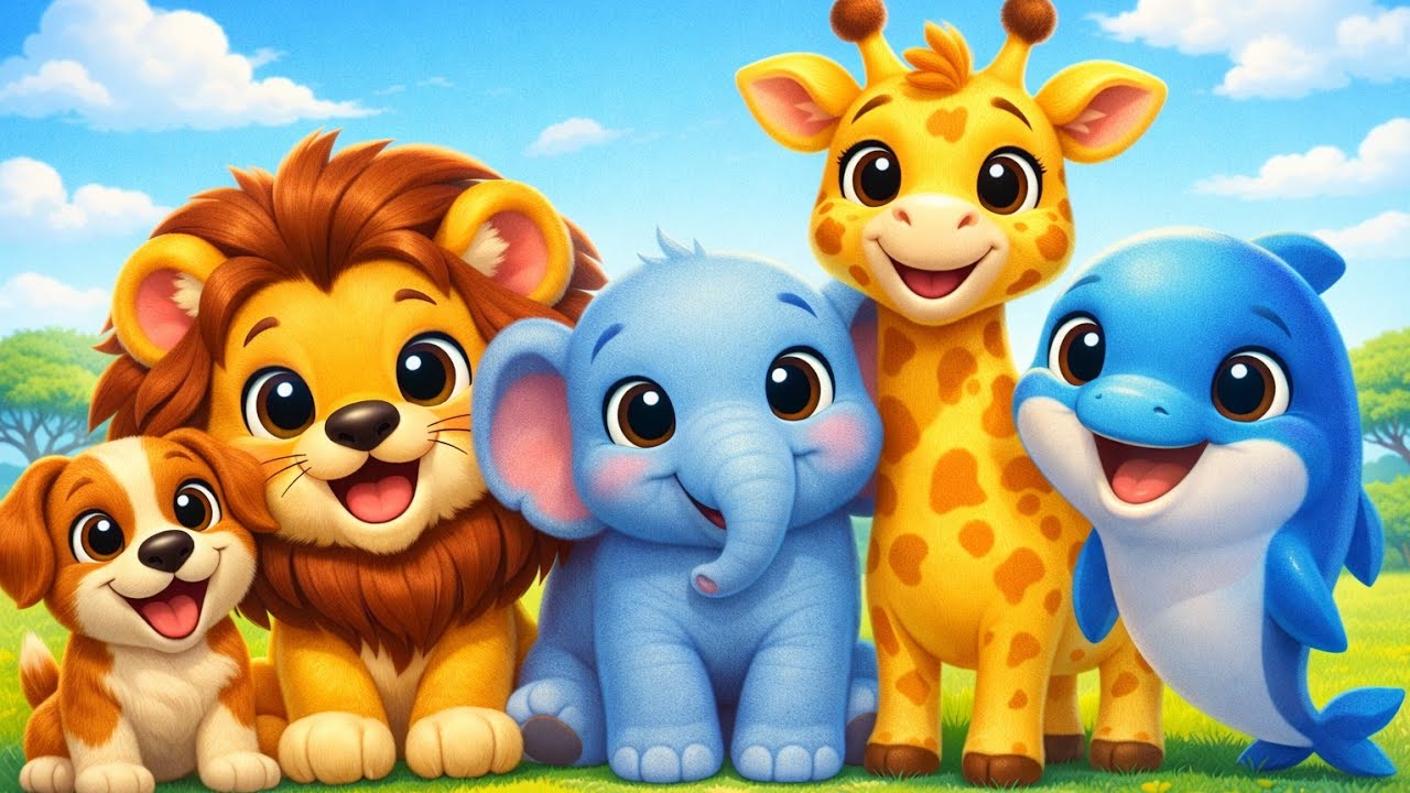 Animals for Kids 🐶🦁 | Fun & Easy Learning for Little Ones.  