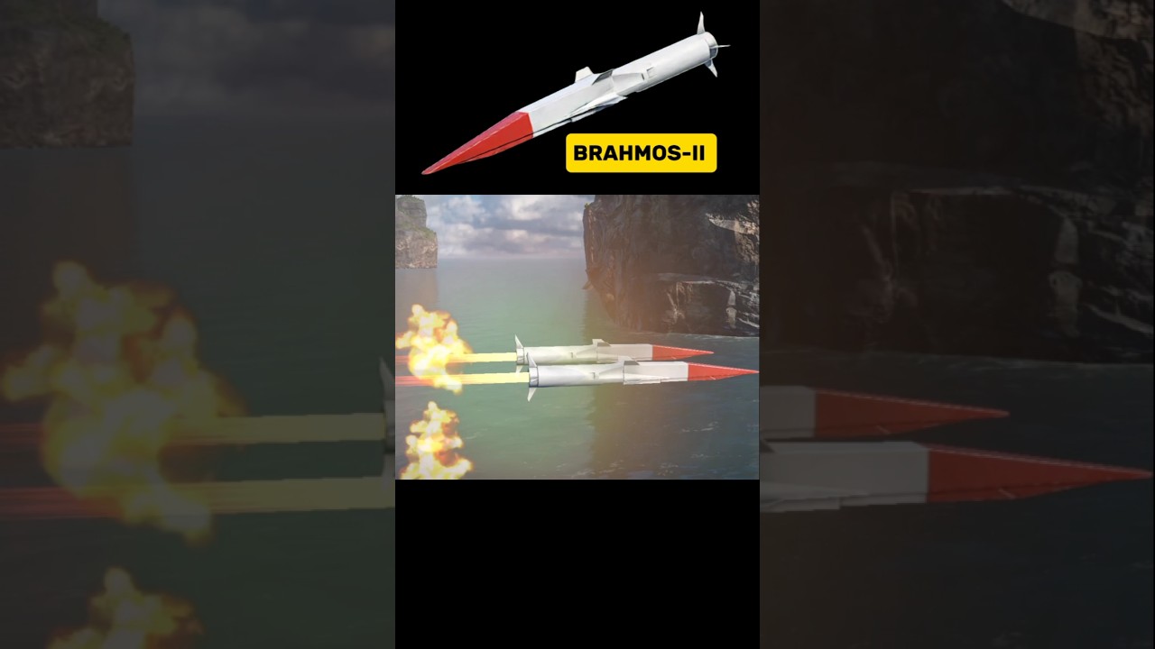 India & Russia Unite: BrahMos-II Missile Launch in modern warships🚀 #shorts #modernwarships