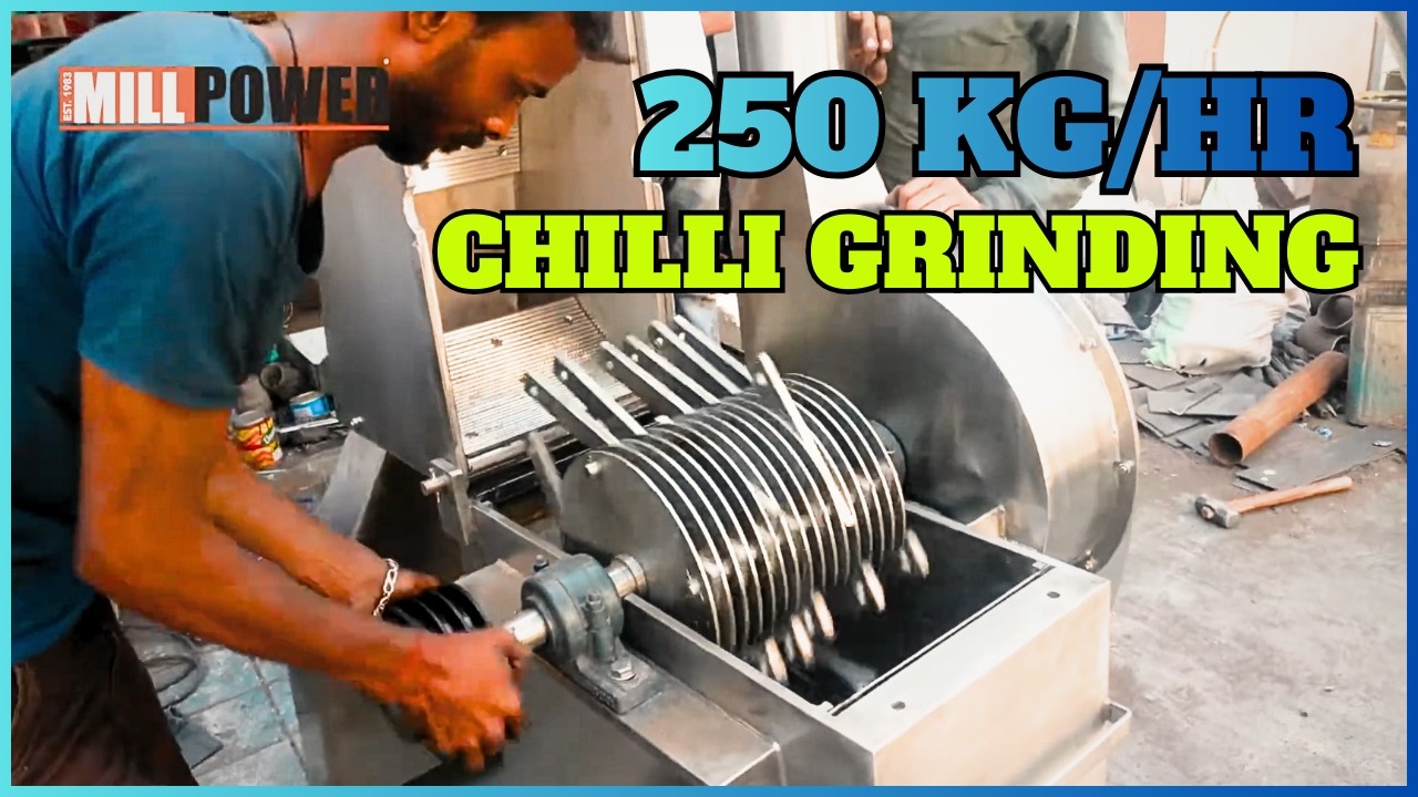 Chilli Powder Making Machine, Spice Masala Making Machine,Chilli Grinding Machine +91 95120 06775