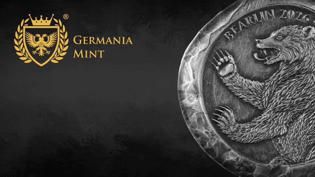 GERMANIA MINT - 2026 BEARLIN 2 OZ AG 999.9 CAST BAR