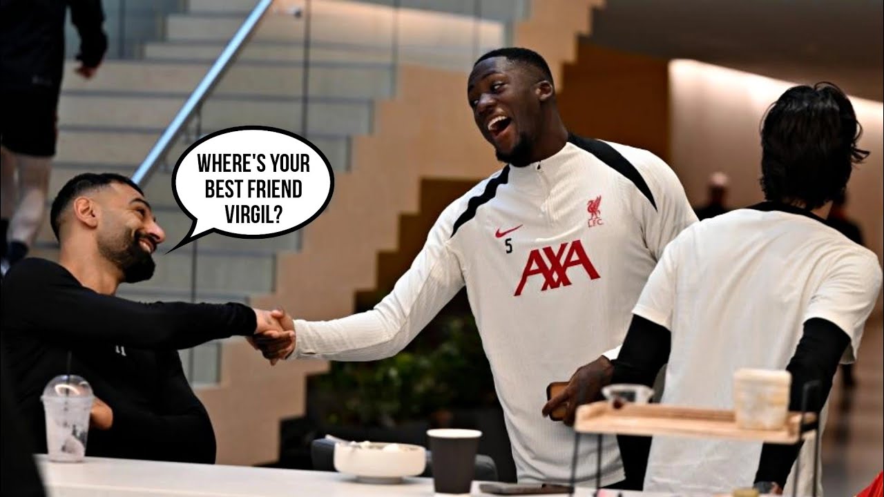 10 Minutes Of Van Dijk And Mohamed Salah COMEDY Moments 🤣