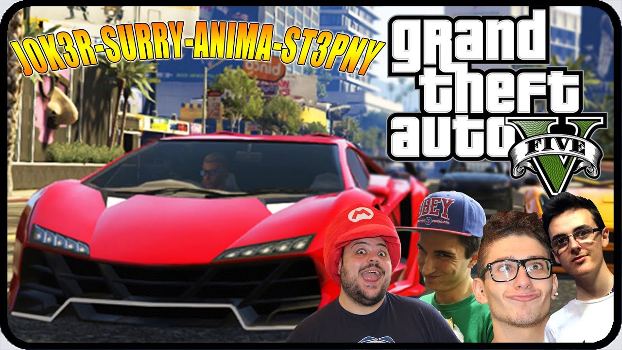 GTA 5 Online : BASTARDI ! w/Anima,St3pNy & SurrealPower !