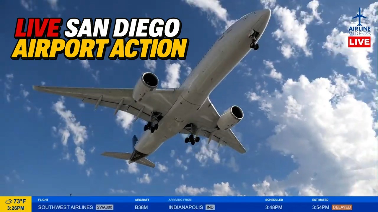 🔴LIVE SAN DIEGO (SAN) AIRPORT PLANE SPOTTING ACTION! (October 21st, 2025)