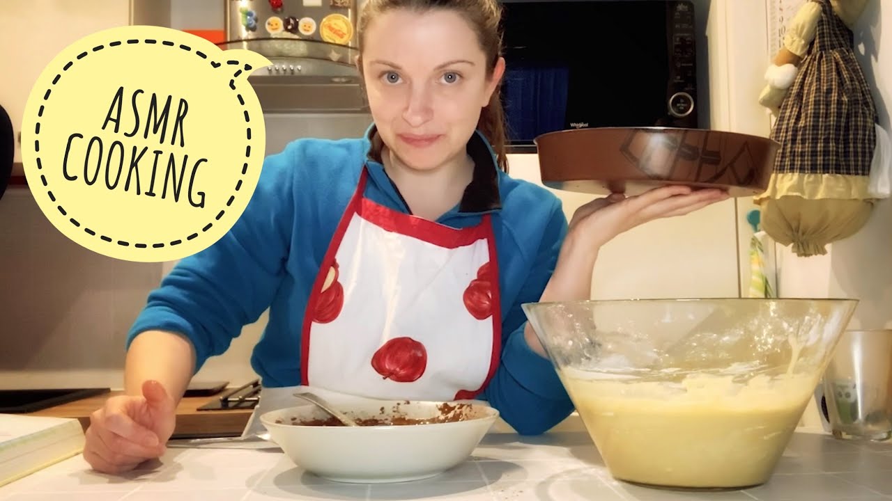CUCINO E TI RILASSO ASMR ITA COOKING CIAMBELLONE A 2 COLORI
