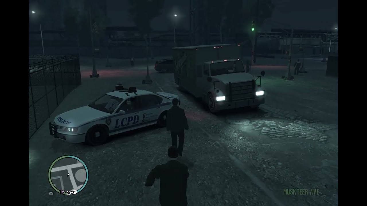 GTAIV getting other pedestrians arrest (Alderny Jail)