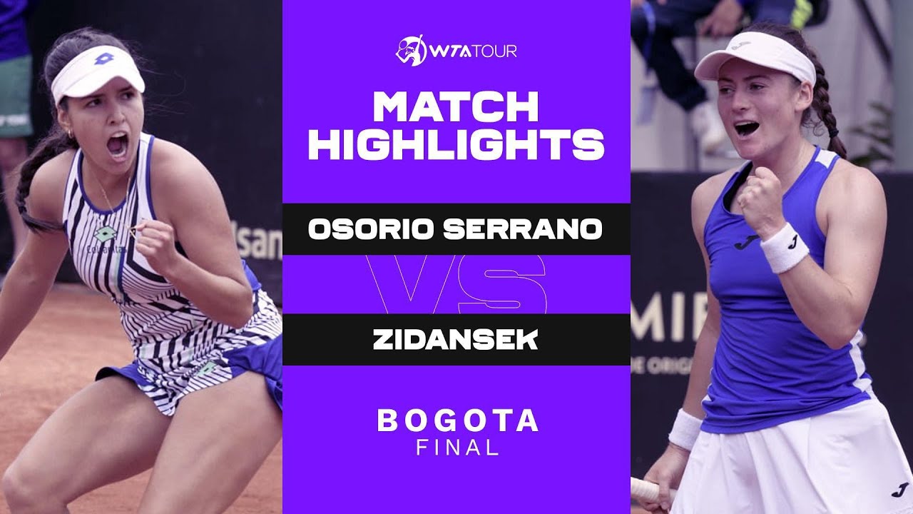 Camila Osorio Serrano vs. Tamara Zidansek | 2021 Bogota Final | WTA Match Highlights