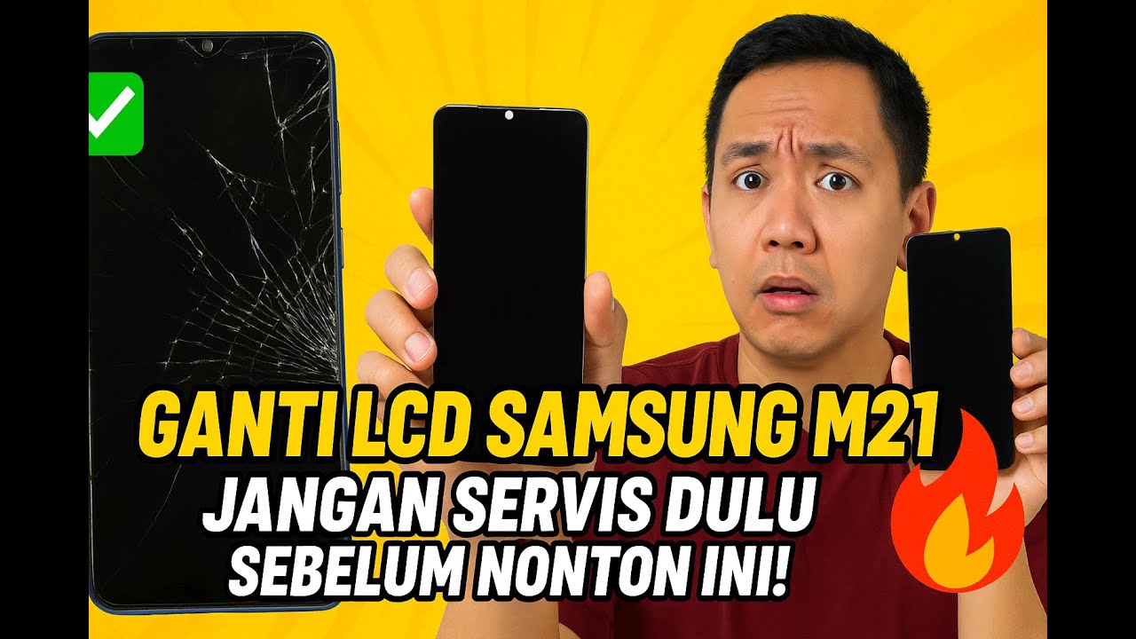 ✅ GANTI LCD SAMSUNG M21 🔥 | Step-by-Step Panduan Lengkap!