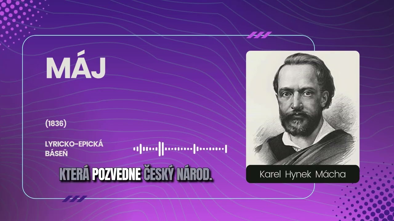 Karel Hynek Mácha: Máj - Rozbor díla. Maturita. Povinná četba. Čtenářský deník.