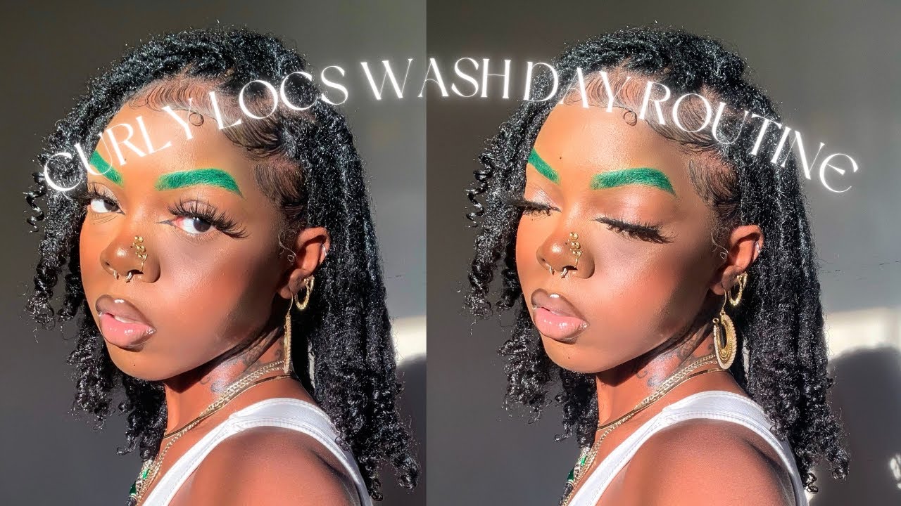 MY LOC WASH DAY AND MOISTURIZING ROUTINE | HOW I MAINTAIN MY CURLY LOCS/ENDS