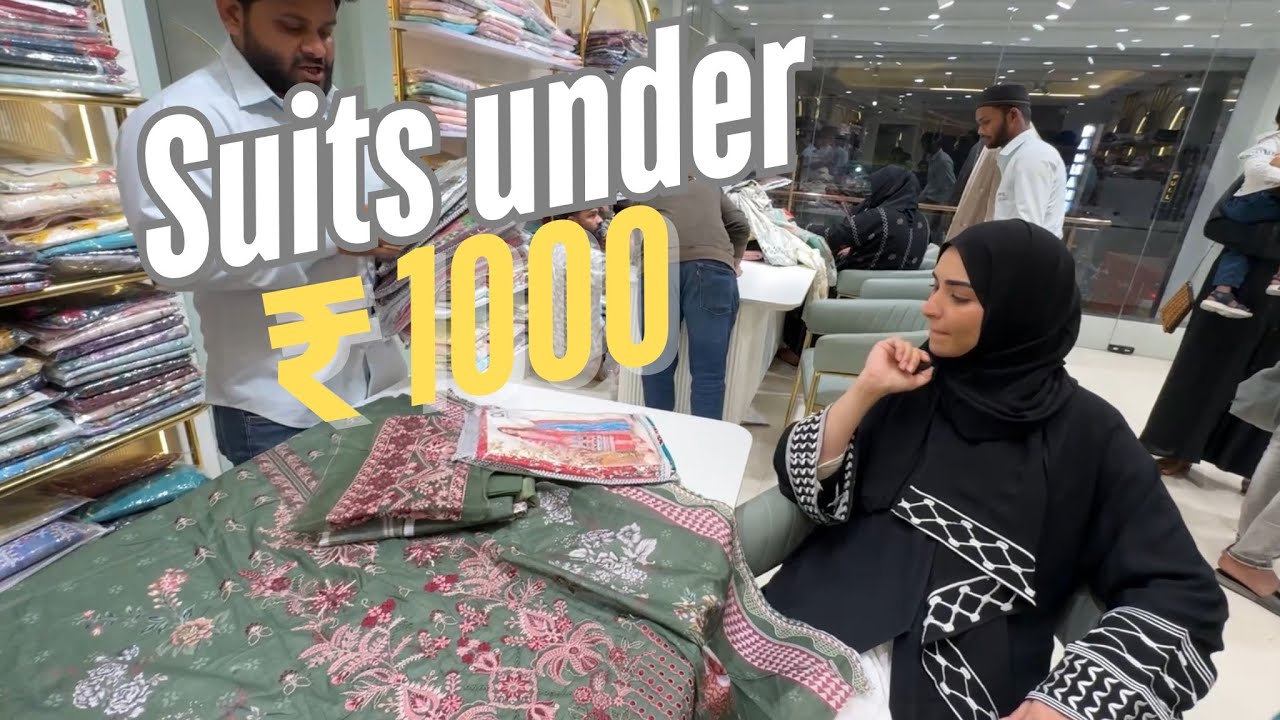 SUITS UNDER ₹1000 NAKHAAS MARKET LUCKNOW!!  #fashion #ethnicwear #suits #lucknow