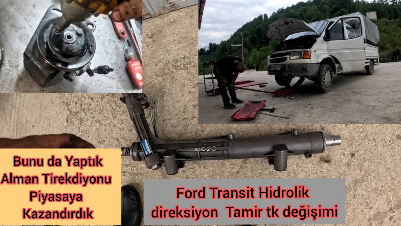 Amcamın Ford Transit Direksiyonu Çok Zor Dönüyor Alman Direksiyon Kutusu Tamir edilir mi?