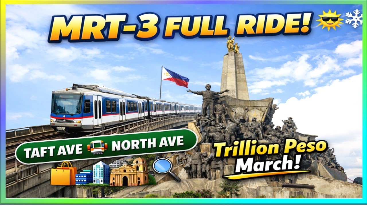 MRT-3 | Поезд до Норт-Авеню | Ноябрь 2025 г.