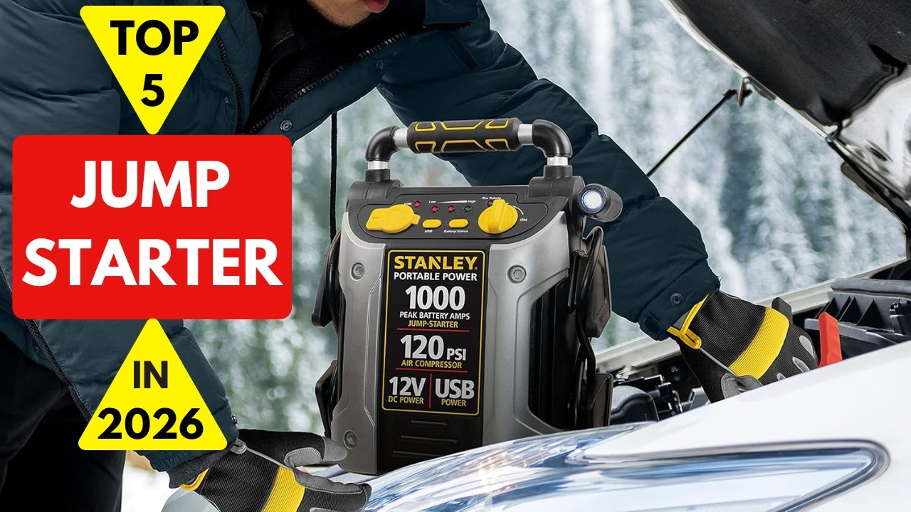 Top 5 Best Jump Starters & Power Stations 2026 | Top Picks for Power, Safety & Emergency Readiness