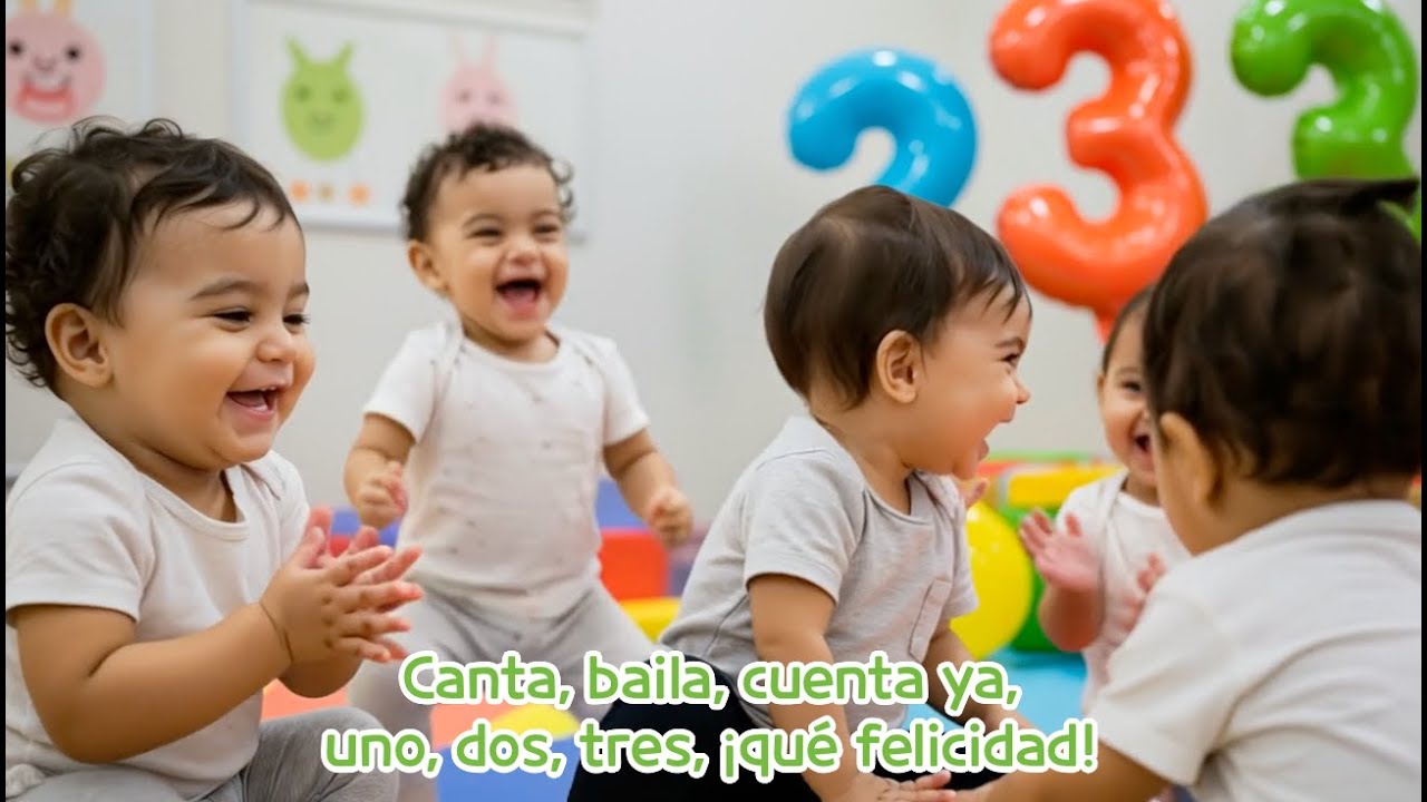 Baila con los Números 🎶 | Canción Infantil para Aprender a Contar del 1 al 10 x 5 times