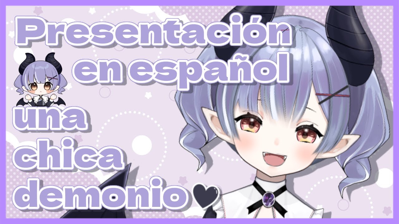 【Presentaci&oacute;n en espa&ntilde;ol】&iexcl;Soy Neiro Suzumiya! una chica demonio😈🖤【VTuber/JP/EN/ESP】