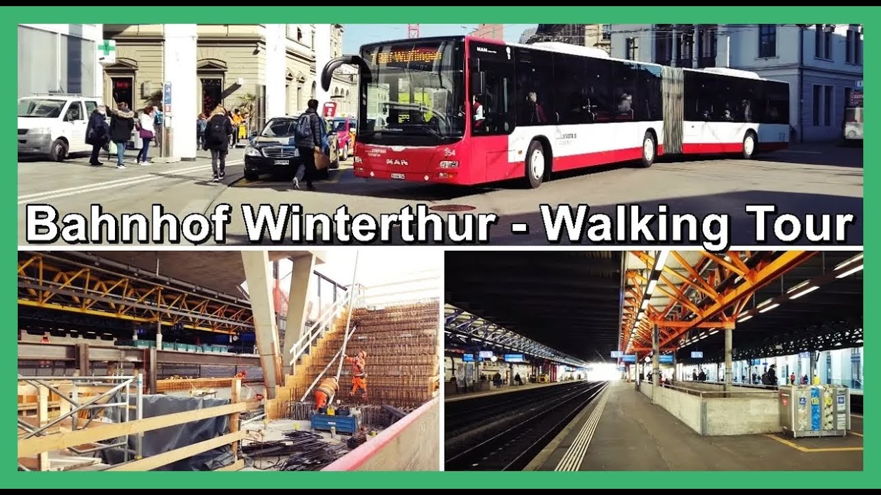 Baustelle Bahnhof Winterthur / Rundgang durch den Bahnhof Winterthur, Kanton Zürich, Schweiz 2021