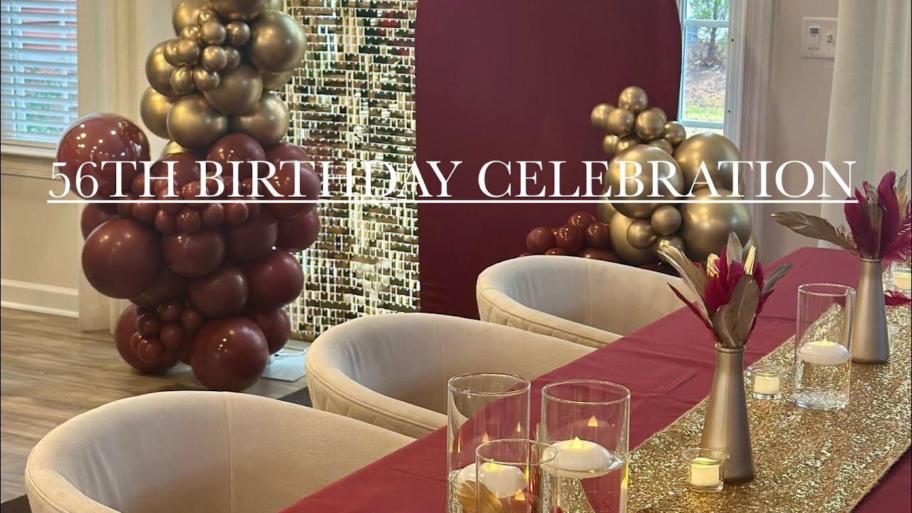 56 Never Look So Fabulous | Balloon & Table setup| Setup w/ Me