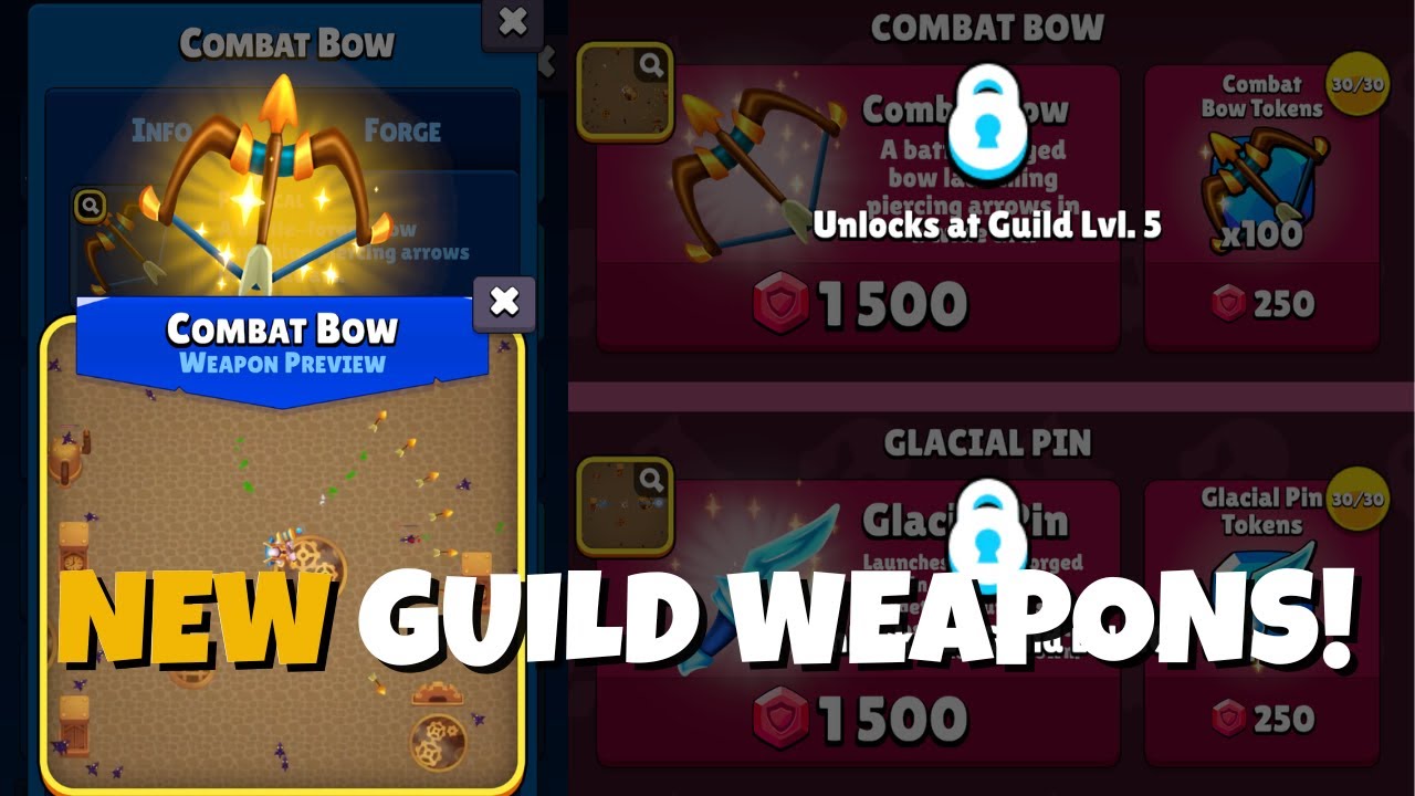 Unlocking The NEW Combat Bow and Glacial Pin - Heroes vs Hordes