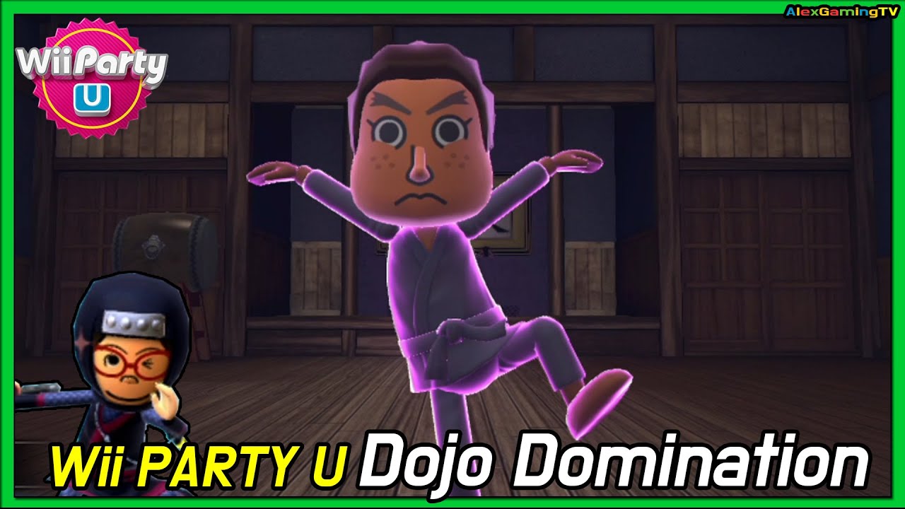 Wii Party U - Dojo Domination ( Advanced Mode, Eng Sub ) 도장깨기 | AlexGamingTV