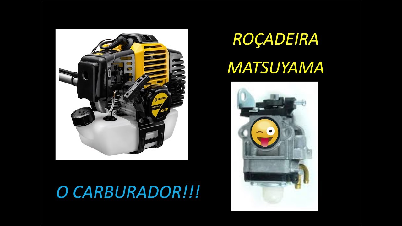 DTS - Roçadeira Matsuyama - O CARBURADOR - Limpeza, Funcionamento e Regulagem - Vídeo 5