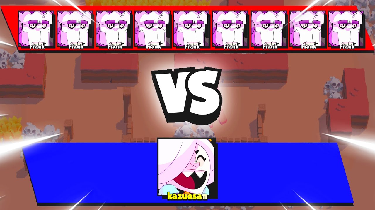 🔥 1 COLETTE vs 9 FRANK 🔥 Sfida Incredibile Brawl Stars ITA