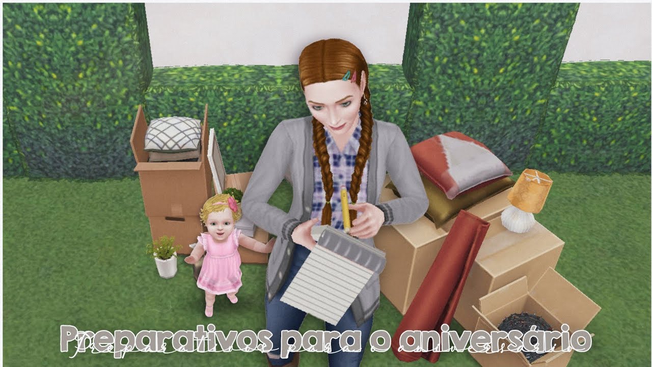 Preparativos para o aniversário da Cecília! |📦🎈| THE SIMS FREEPLAY