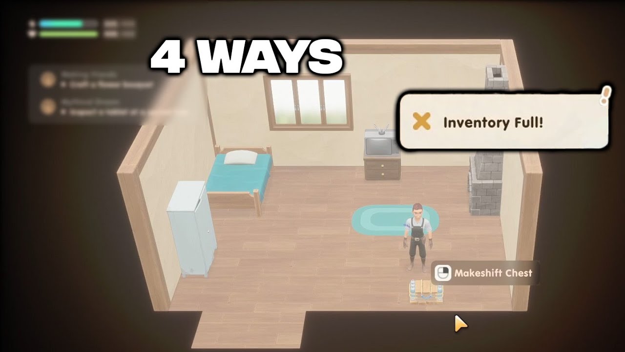 CORAL ISLAND - How to make inventory Space