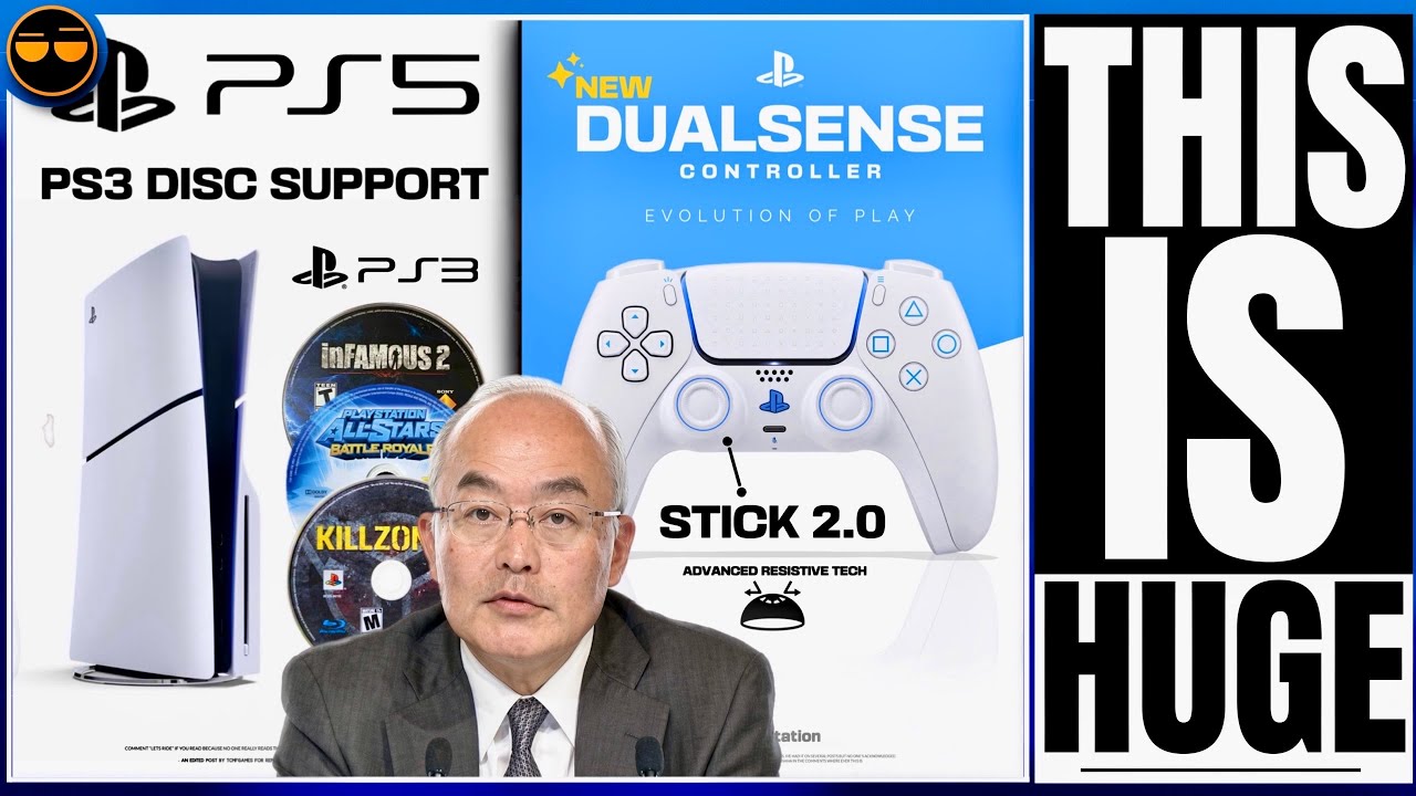 PLAYSTATION 5 - NEW PS3 DISC SUPPORT on PS5 is COMING !? -This is INSANE / NEW DUALSENSE  & STICKS?&hellip;