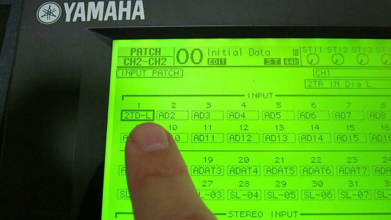 S/PDIF - ENTRADAS DIGITALES 2TRD mixer 01v96 - ANULAN EL CONVERSOR DIGITAL (AD) y la GANANCIA