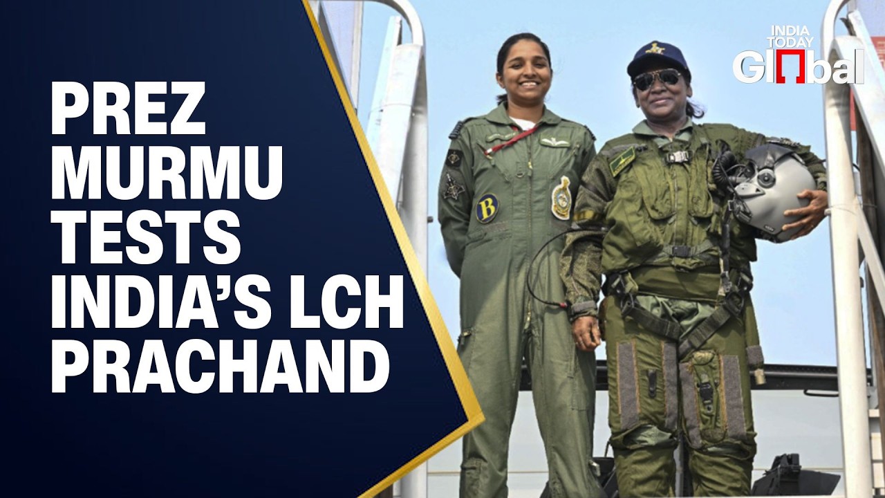 LIVE: President Droupadi Murmu Takes Sortie in India's Prachand Light Combat Helicopter in Jaisalmer