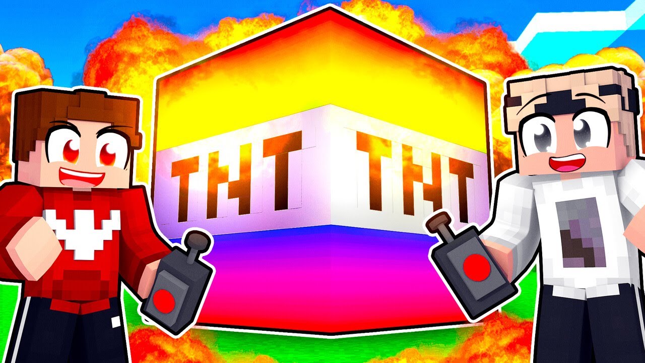XXL TNT EXPLOSION (Minecraft)