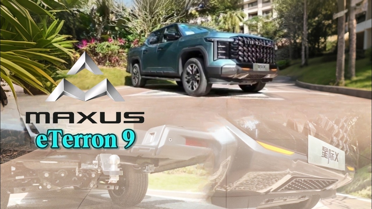 MAXUS eTerron 9 &mdash; 481HP AWD Electric Pickup | Full Walkaround & Specs