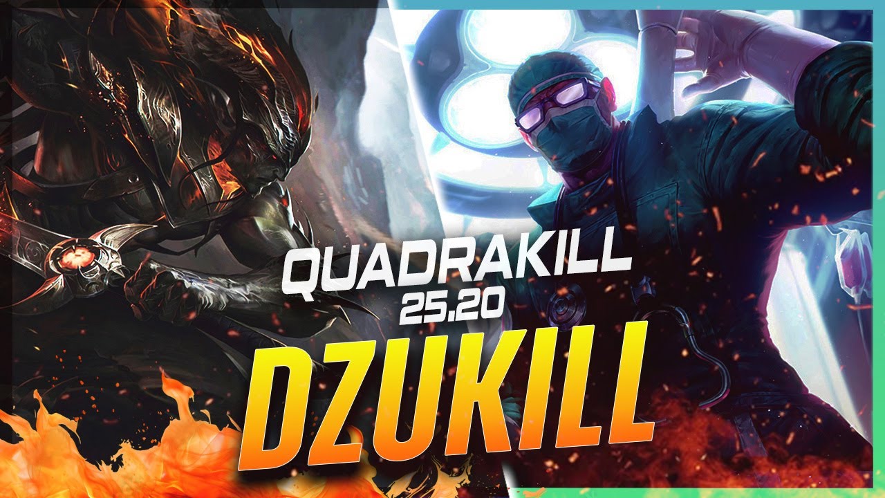 Dzukill Yasuo QuadraKill - Yasuo vs Shen TOP Patch 25.20 - Yasuo Gameplay